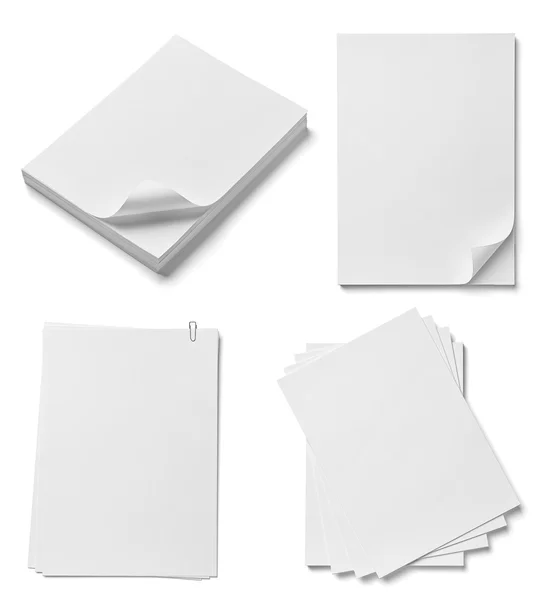 Stack of papers documents office business — Stock Photo, Image