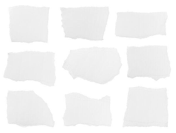 Белая бумага разорвана фон сообщения
