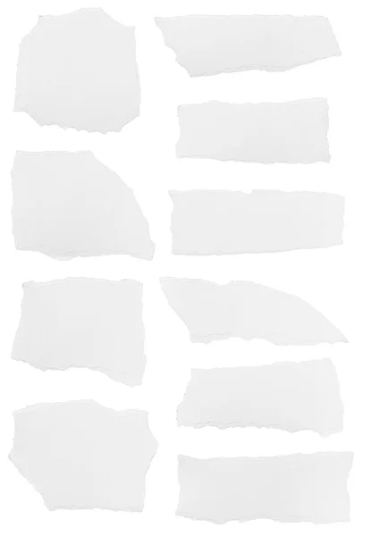 White paper ripped message background — Zdjęcie stockowe