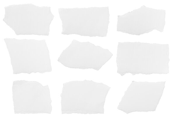 Белая бумага разорвана фон сообщения
