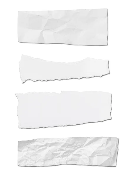 Weißes Papier zerrissen Nachricht Hintergrund — Stockfoto