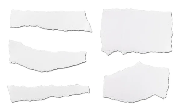 White paper ripped message background — Stock Photo, Image