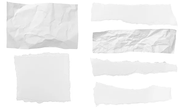 Weißes Papier zerrissen Nachricht Hintergrund — Stockfoto