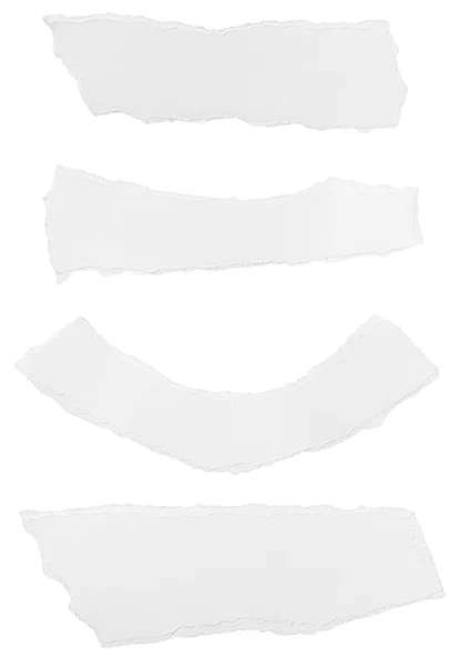 White paper ripped message background — Zdjęcie stockowe