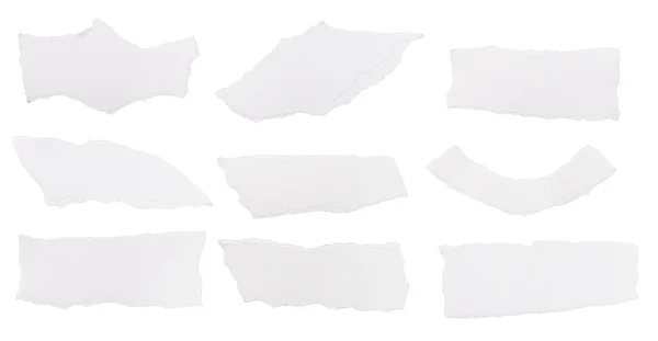 White paper ripped message background — Stock Photo, Image