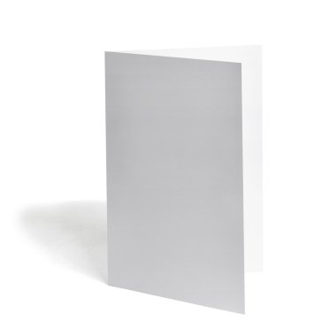 katlanmış kitapçık beyaz boş kağıt şablonu kitap