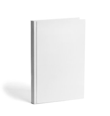 kitap defter ders kitabı beyaz boş kağıt şablonu
