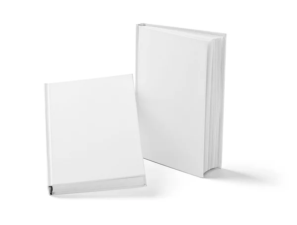 Book notebook textbook white blank paper template — Stock Photo, Image