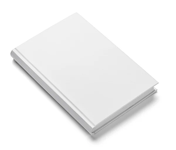 Book notebook textbook white blank paper template — Stock Photo, Image