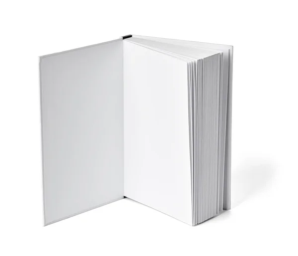 Book notebook textbook white blank paper template — Stock Photo, Image