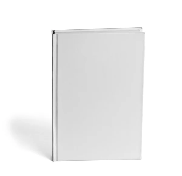 Boek notebook leerboek leeg Witboek sjabloon — Stockfoto