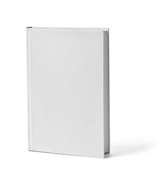 Book notebook textbook white blank paper template — Stock Photo, Image