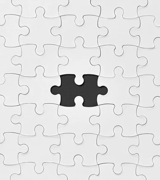 Puzzle-Spiel Lösung Teamwork — Stockfoto