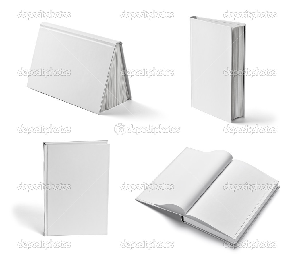 book notebook textbook white blank paper template
