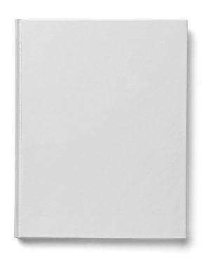 kitap defter ders kitabı beyaz boş kağıt şablonu