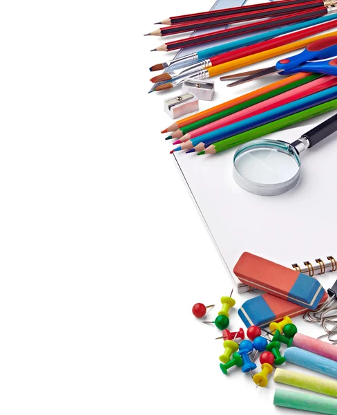 Materiale didattico scolastico — Foto Stock