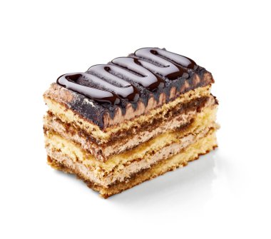 çikolata şurubu ve pasta tatlı tatlı yemek