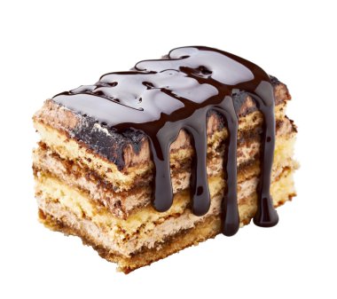 çikolata şurubu ve pasta tatlı tatlı yemek