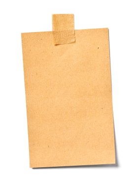 Vintage not kağıdı ofis iş