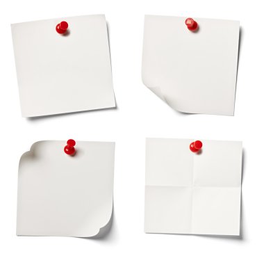 Beyaz not kağıdı ofis iş