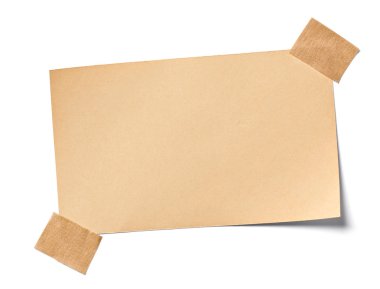 Vintage not kağıdı ofis iş