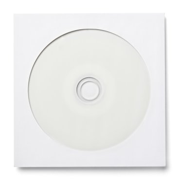 DVD disk dijital bilgisayar iş zarf şablonu