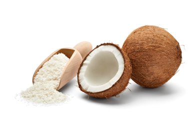 Hindistan cevizi kurutulmuş flakes meyve gıda topraklanmış
