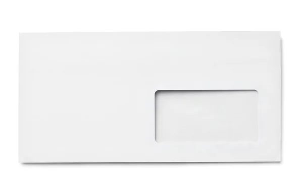 Листівка візитна картка білий чистий паперовий шаблон — стокове фото