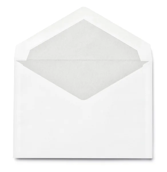전단지 편지 명함 하얀 빈 종이 서식 파일 — 스톡 사진