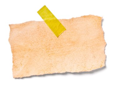 Vintage not kağıdı ofis iş