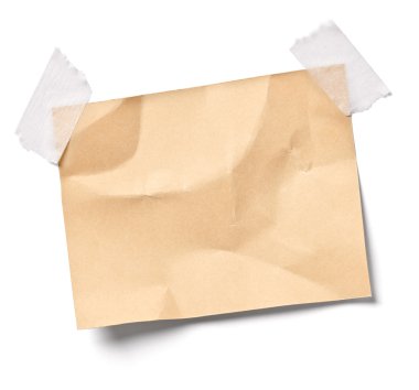 Vintage not kağıdı ofis iş