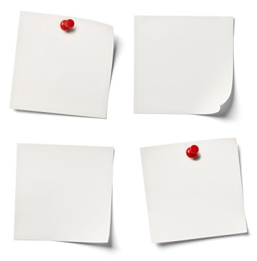 Beyaz not kağıdı ofis iş