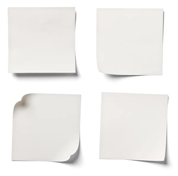 White note paper office business — Stock Photo, Image