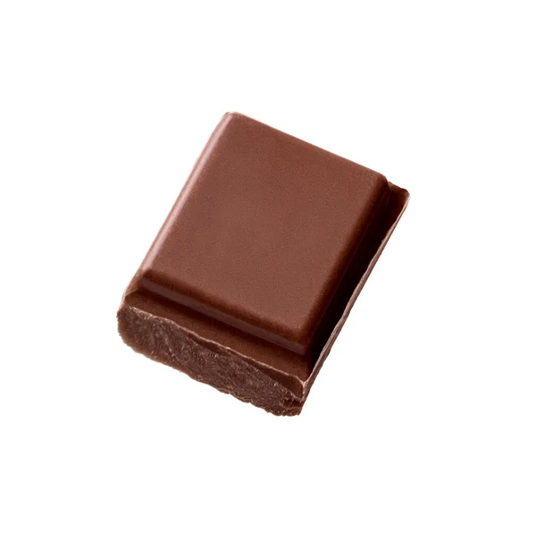 Σοκολάτα κομμάτι γλυκό επιδόρπιο τροφίμων πτώση — Φωτογραφία Αρχείου