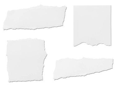 beyaz kağıt yırtılmış ileti