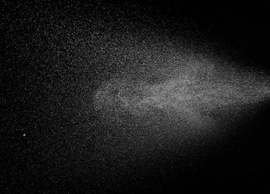 Sprey su damlası buhar havası