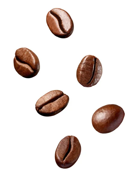 Grain de café brun torréfié caféine espresso graines — Photo