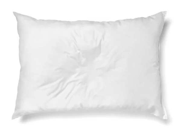 하얀 베개 침구 면 — 스톡 사진