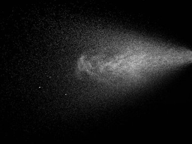 Sprey su damlası buhar havası