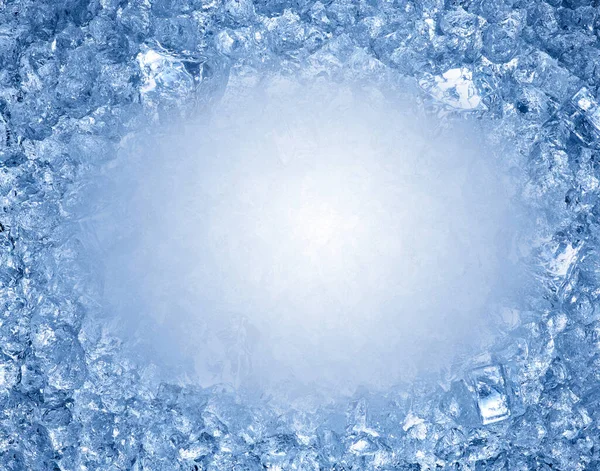 Buz küpü arka plan soğuk su dondur — Stok fotoğraf