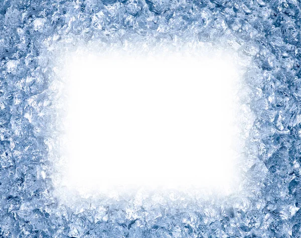 Фон кубика льда холодная вода замерзает — стоковое фото