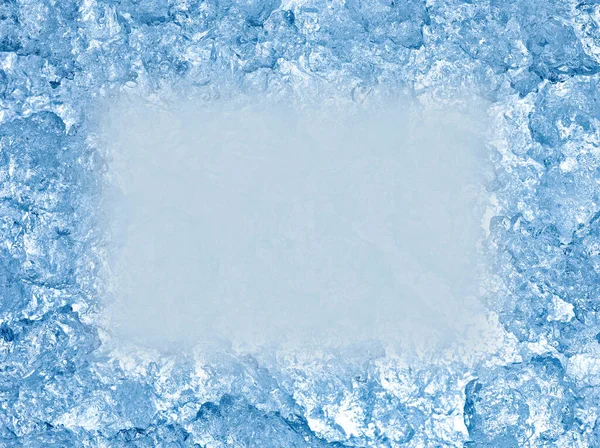 Ghiaccio cubo fondo fresco acqua congelare — Foto Stock