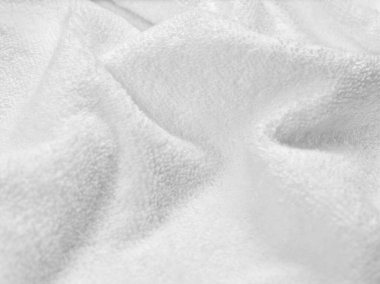 Havlu pamuğu banyodaki beyaz spa kumaşı.