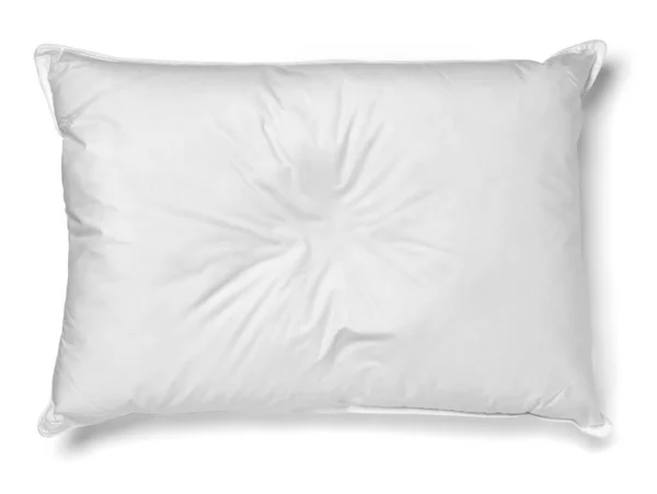 Bantal putih tempat tidur tidur — Stok Foto