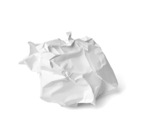 Бумажный шар смятый мусор ошибка — стоковое фото