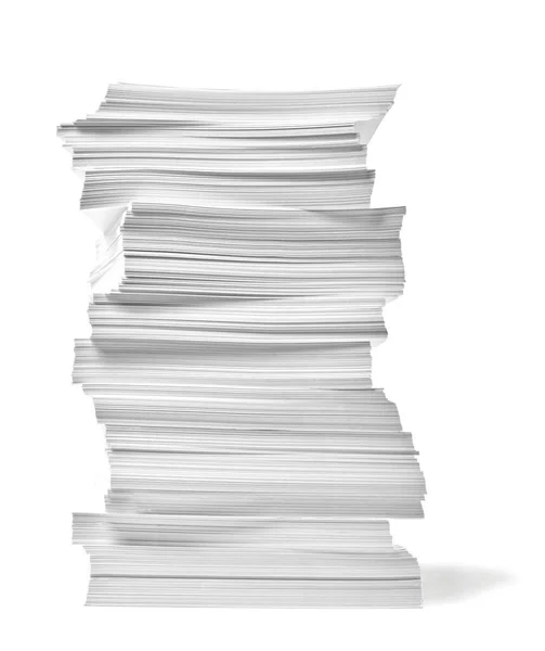 Paper stack pile office paperwork busniess education — Stock Photo, Image