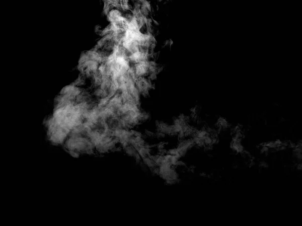 Smoke steam fog air background shape black cloud background moisture abstract light stream flow — Stock Photo, Image