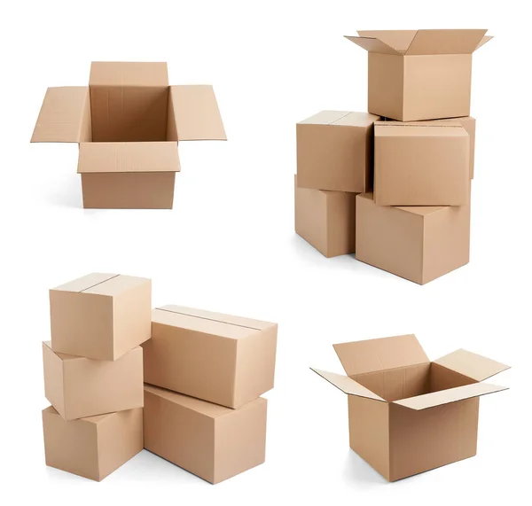 Box Paket Lieferung Karton — Stockfoto