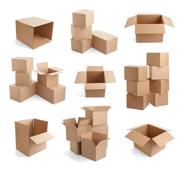 Box Paket Lieferung Karton — Stockfoto