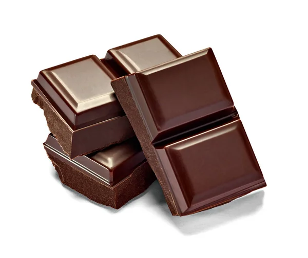 Chocolade stuk zoet voedsel dessert — Stockfoto